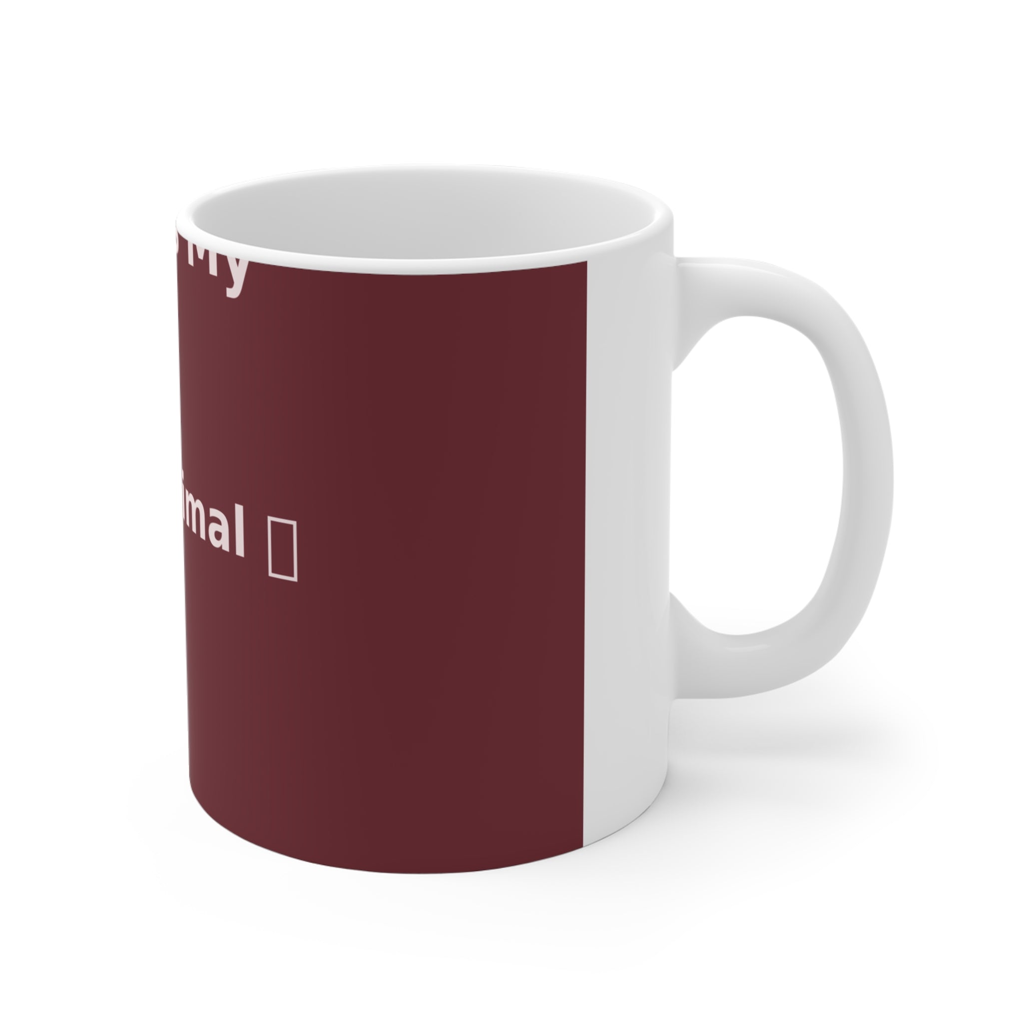 Wine Is My Spirit Animal Funny Wine Lover Mug 11oz