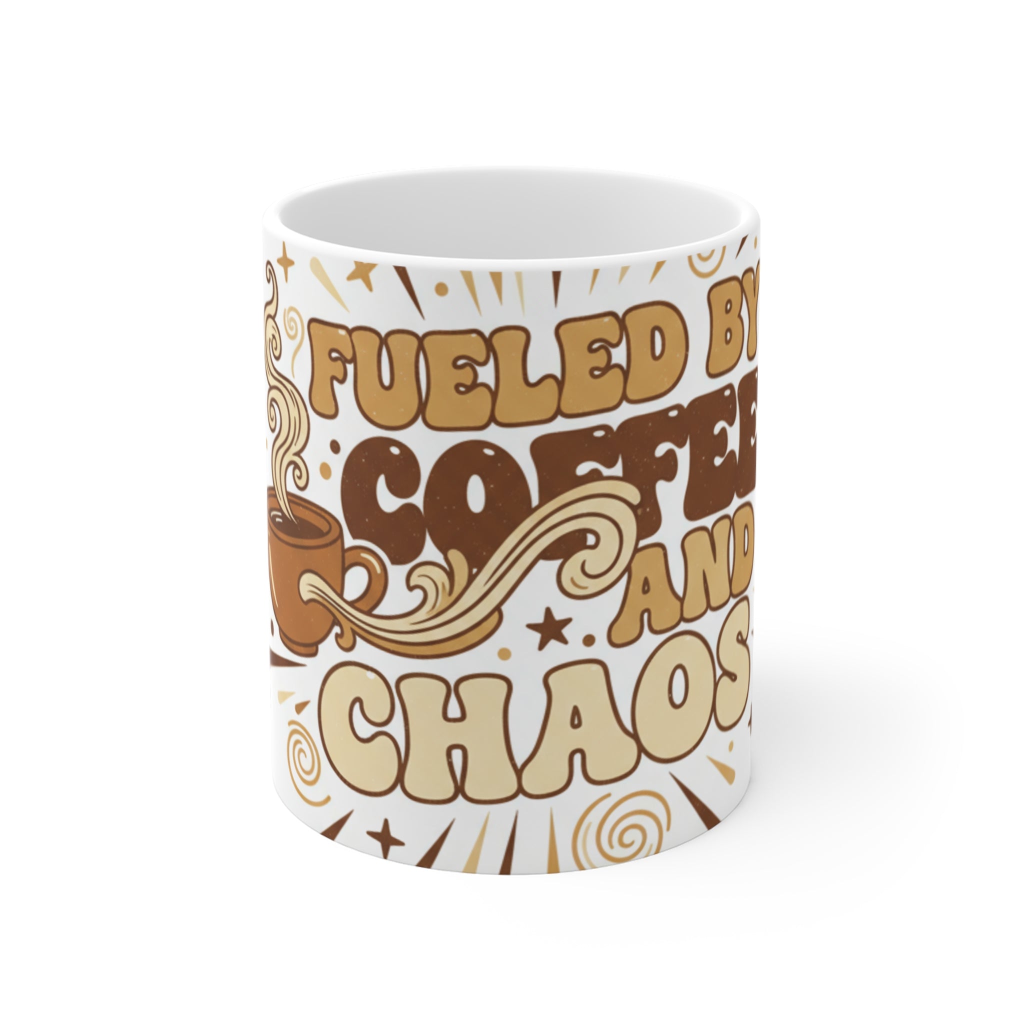 Fueled By Coffee And Chaos | Funny Coffee Mug | Gift