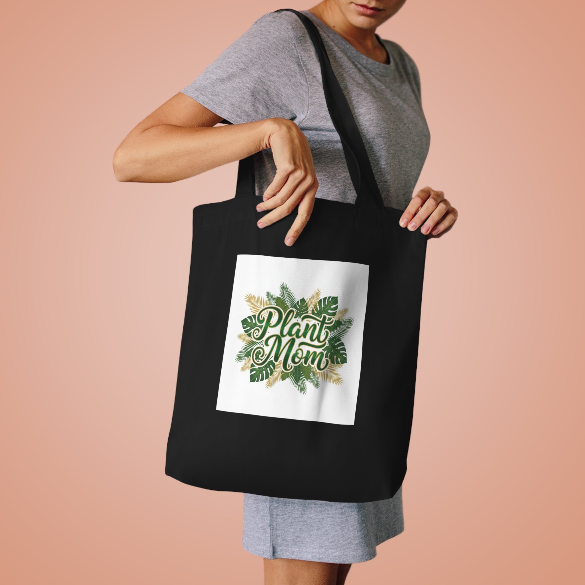 Plant Mom | Canvas Tote Bag | Plant Lover Gift