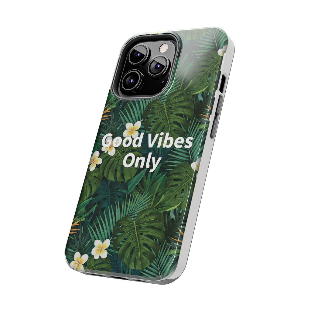 Tropical Leaves Phone Case | Good Vibes Only