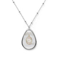 Blessed Mama Oval Necklace | Pendant Jewelry | Mother Gift