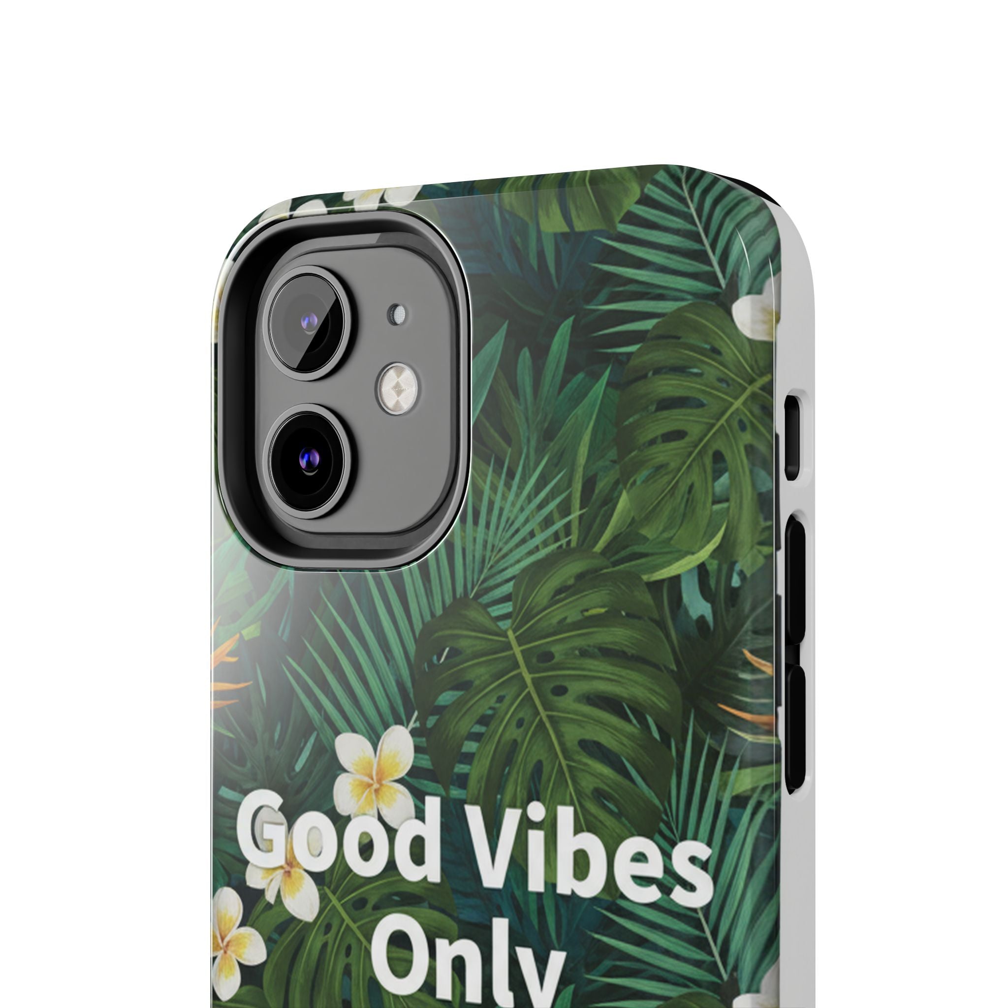 Tropical Leaves Phone Case | Good Vibes Only