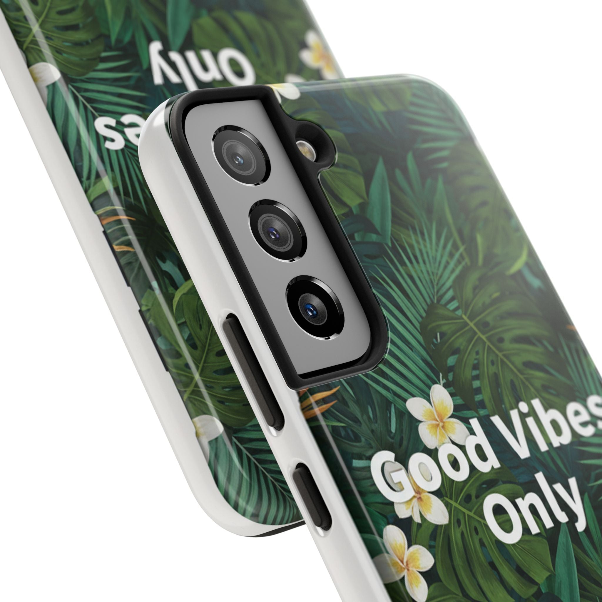 Tropical Leaves Phone Case | Good Vibes Only