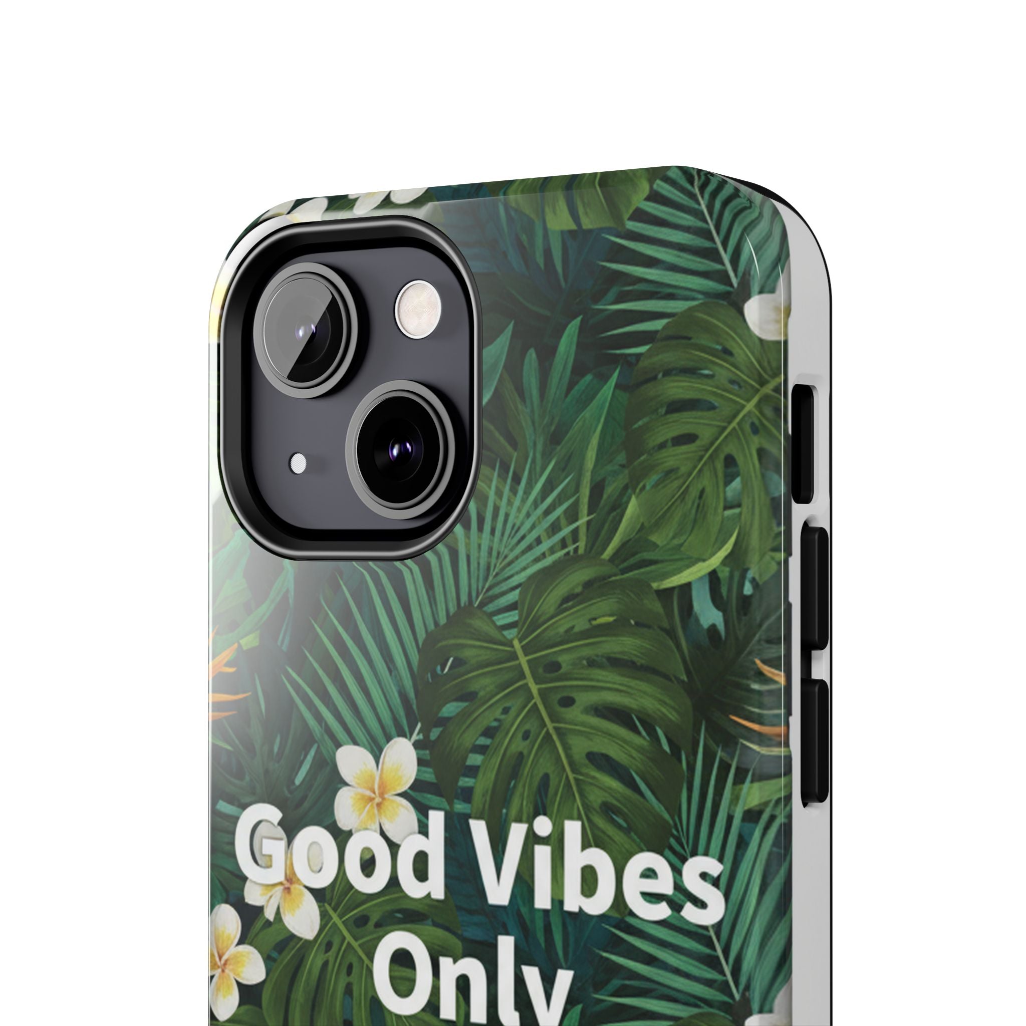 Tropical Leaves Phone Case | Good Vibes Only