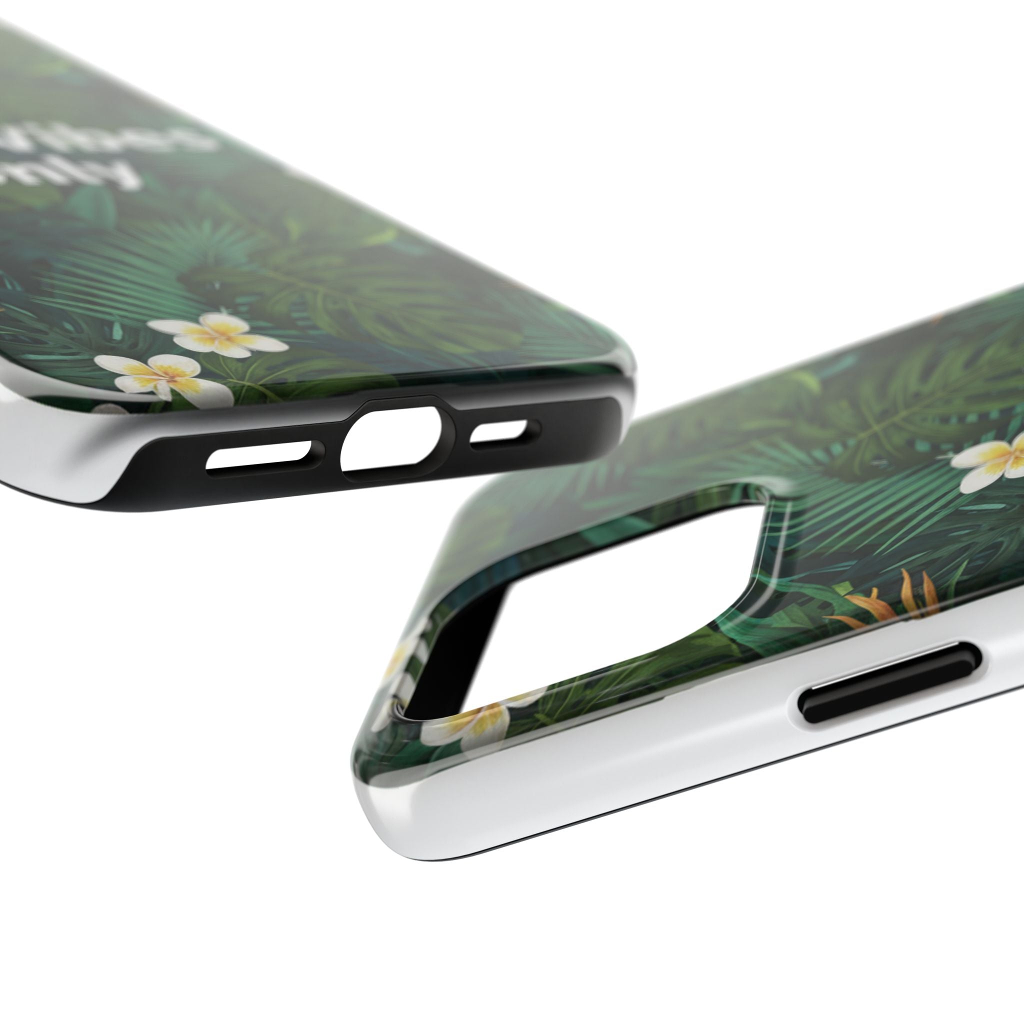 Tropical Leaves Phone Case | Good Vibes Only
