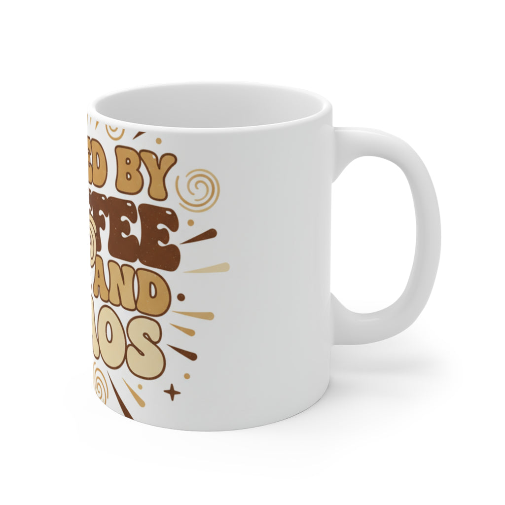 Fueled By Coffee And Chaos | Funny Coffee Mug | Gift