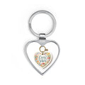 Cozy Vibes Heart Keychain | Homebody Gift | Cute Accessory