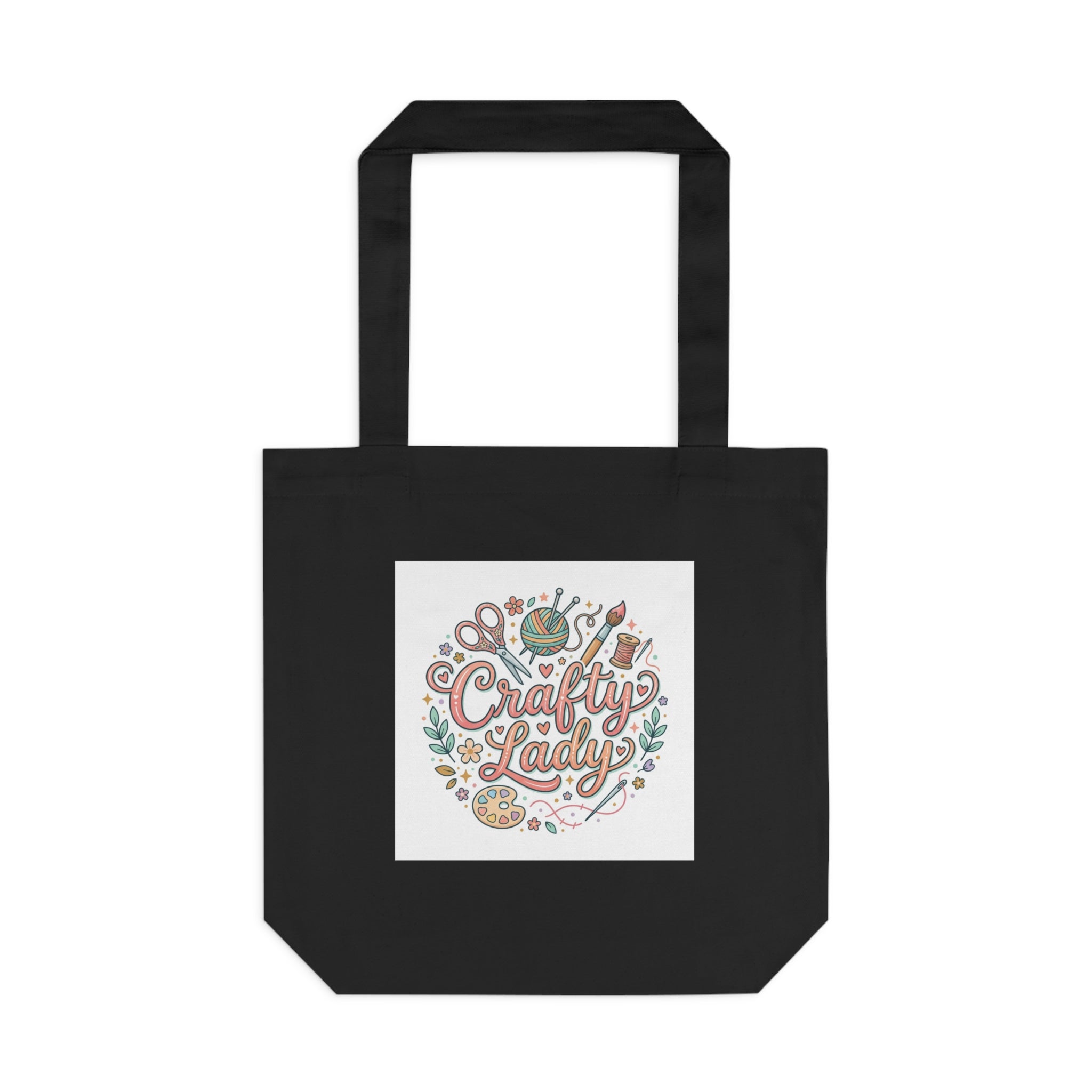 Crafty Lady | Canvas Tote Bag | Craft Lover Gift