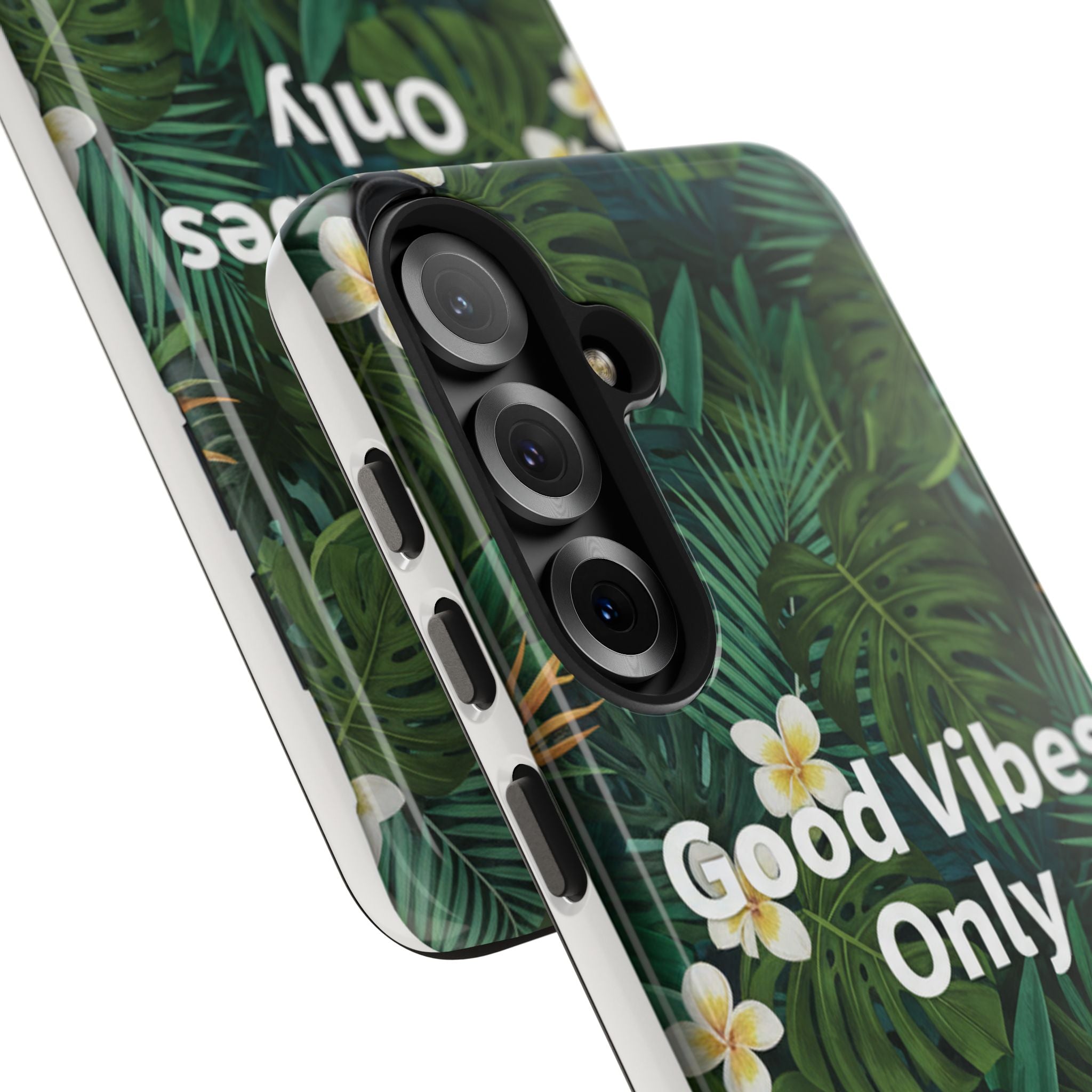 Tropical Leaves Phone Case | Good Vibes Only