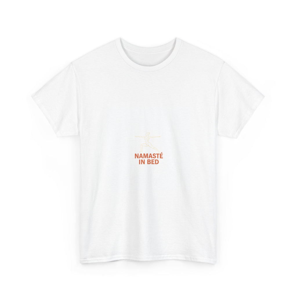 Namaste In Bed T-Shirt | Funny Yoga Humor Tee