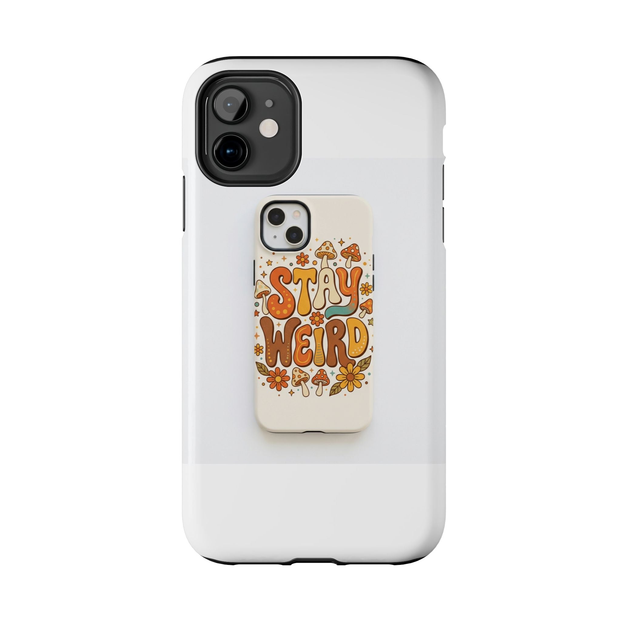 Stay Weird Phone Case | Retro Boho Aesthetic Case