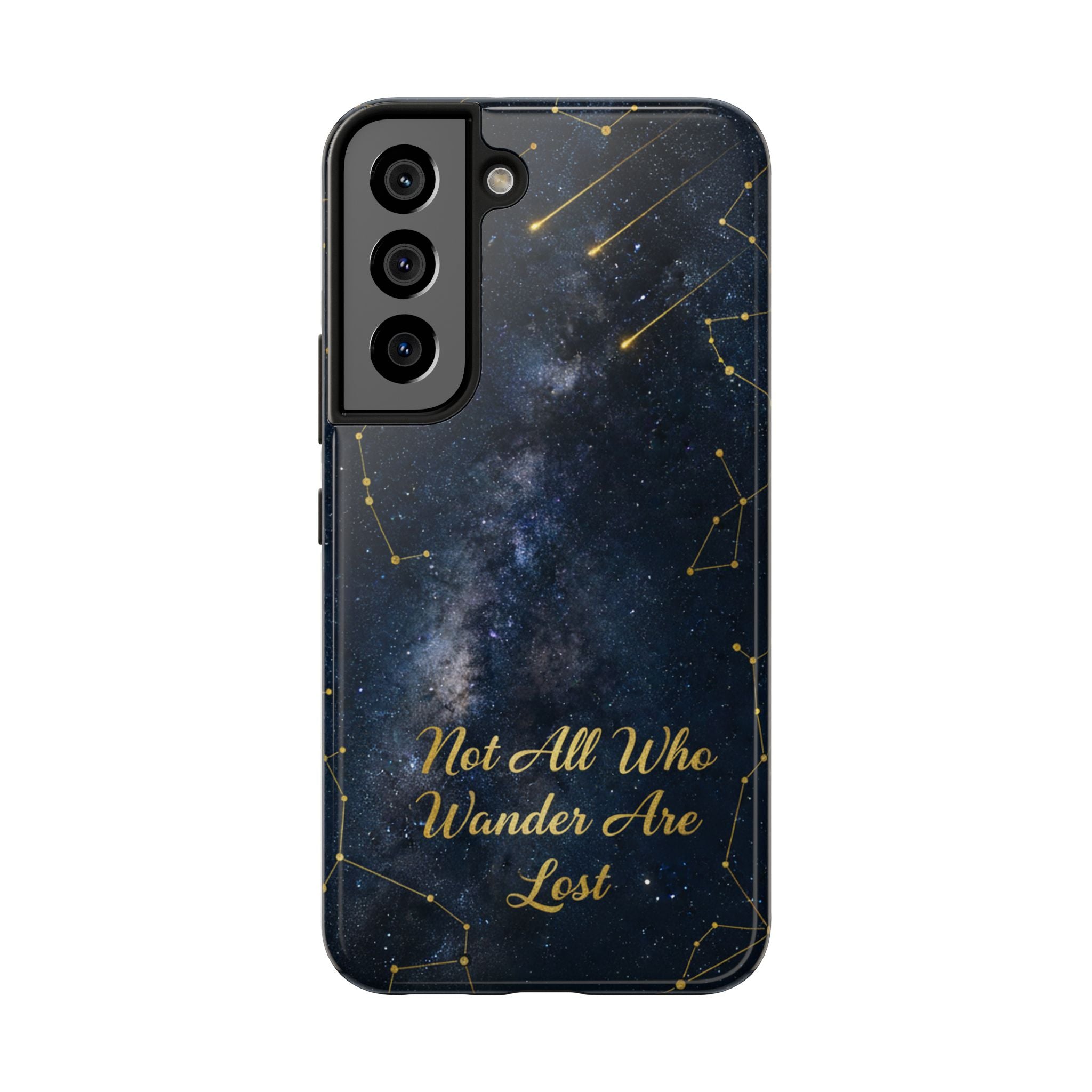 Starry Night Galaxy Phone Case | Not All Who Wander Are Lost