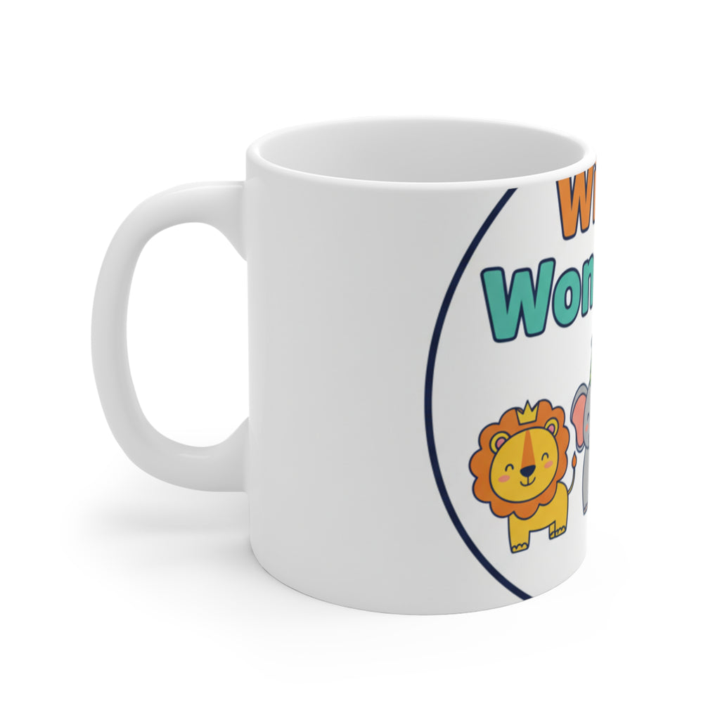 Wild & Wonderful Animal Mug - Cute Zoo Animals Coffee Mug