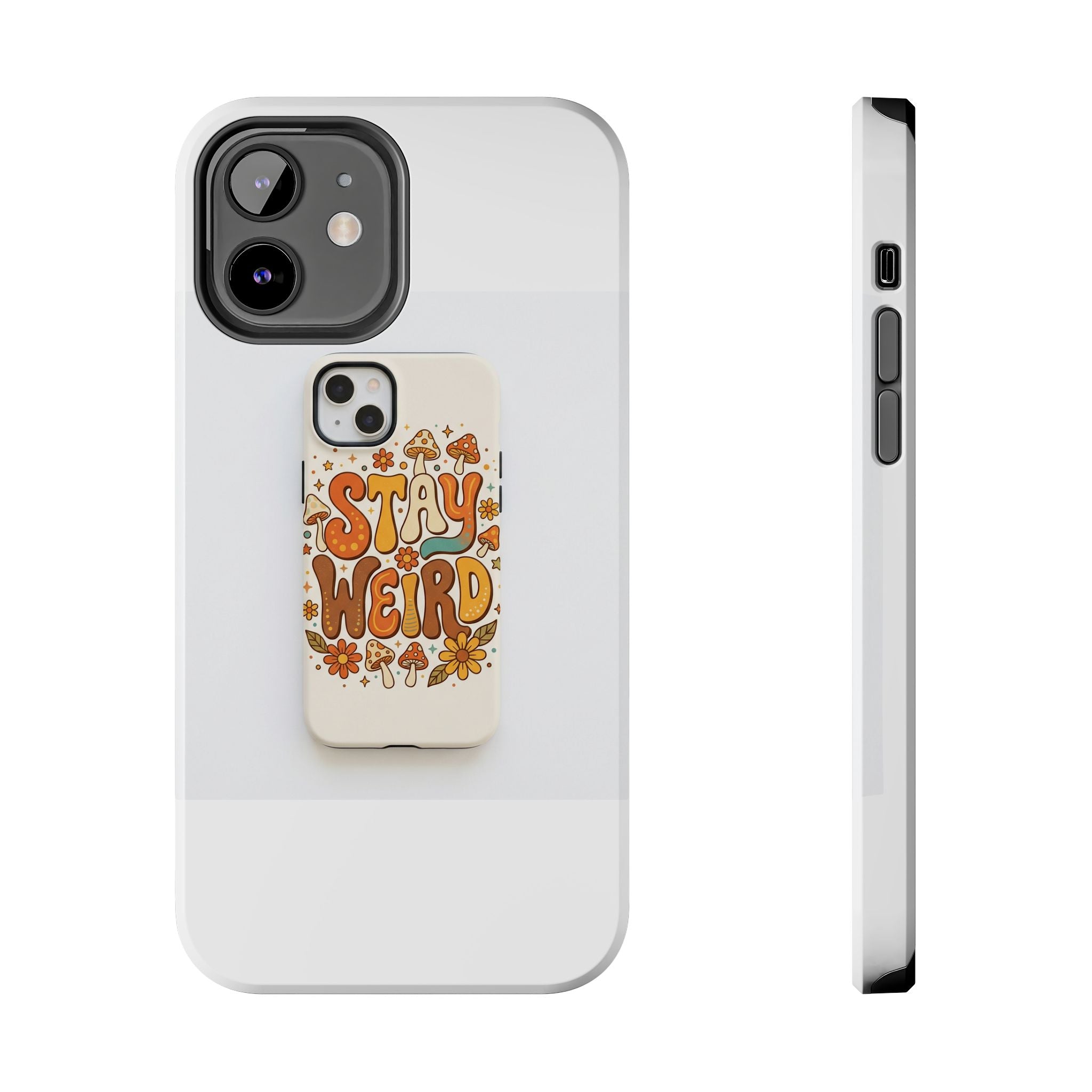 Stay Weird Phone Case | Retro Boho Aesthetic Case