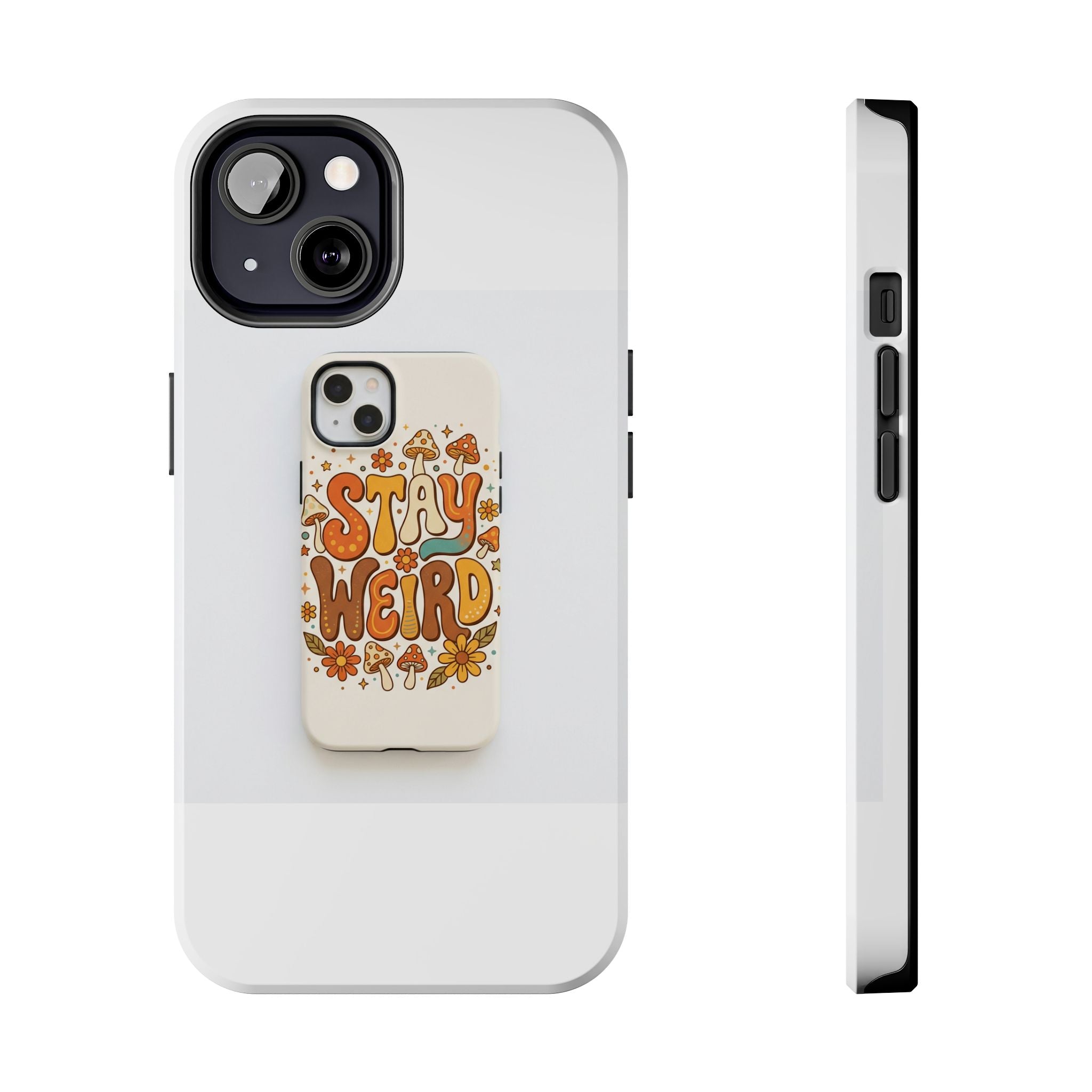 Stay Weird Phone Case | Retro Boho Aesthetic Case