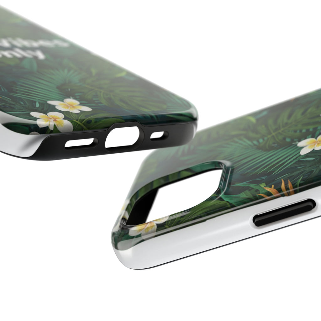 Tropical Leaves Phone Case | Good Vibes Only