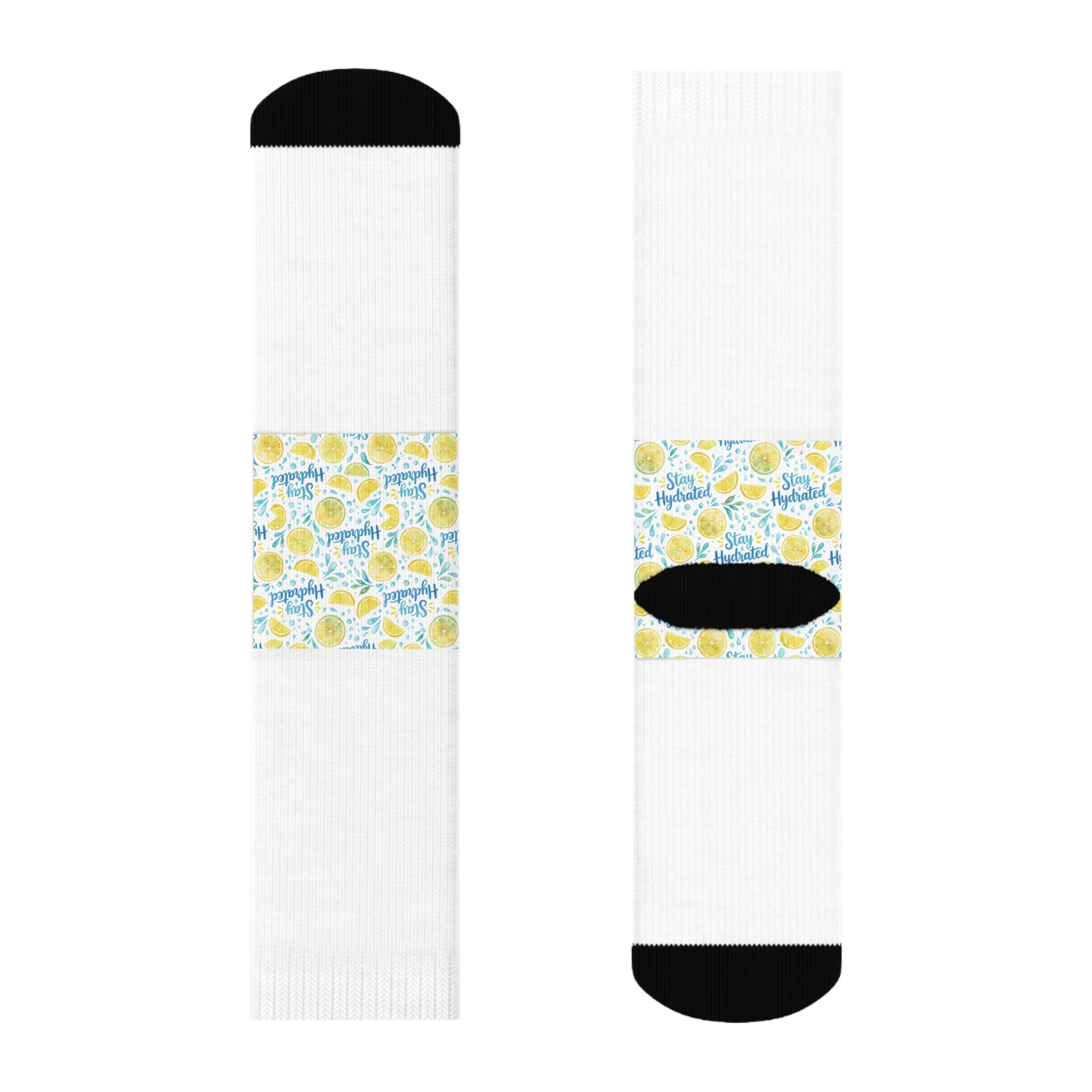 Stay Hydrated Crew Socks | Funny Water Bottle Gift