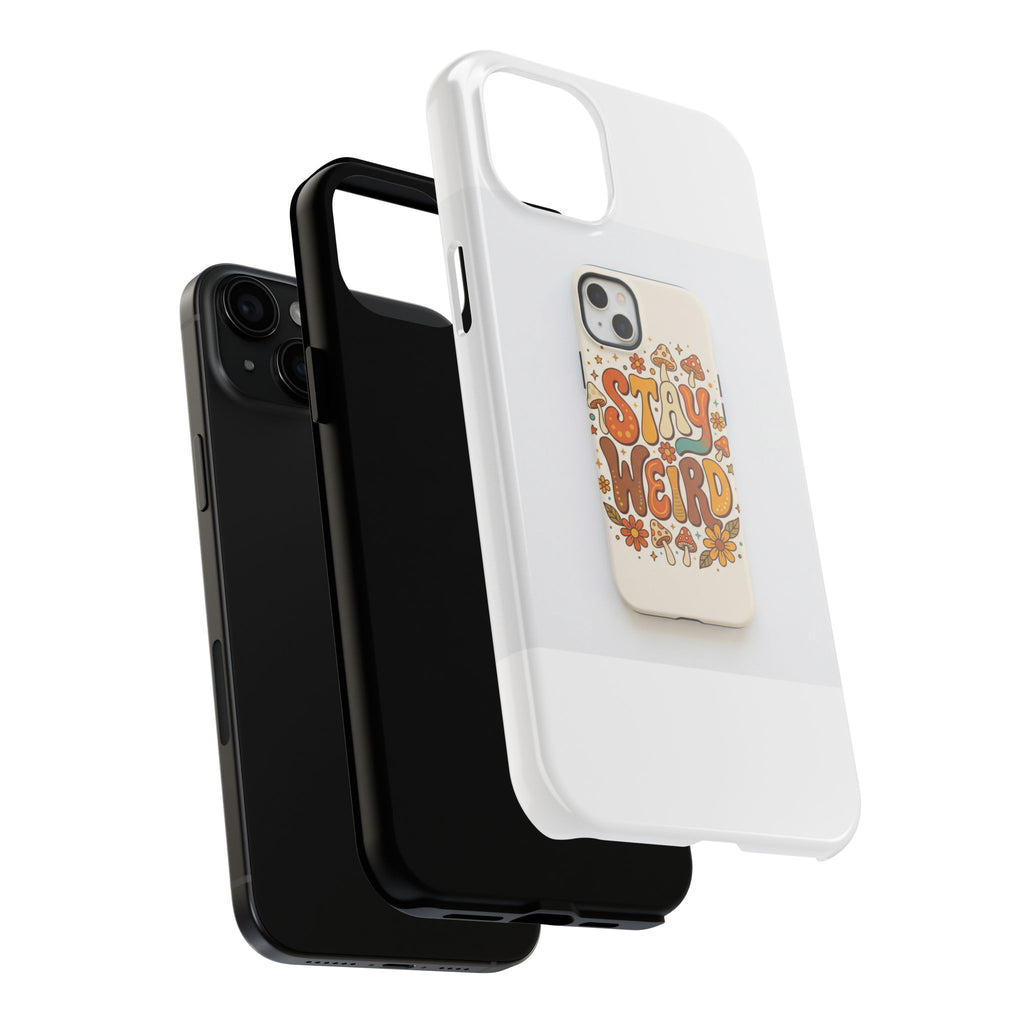 Stay Weird Phone Case | Retro Boho Aesthetic Case