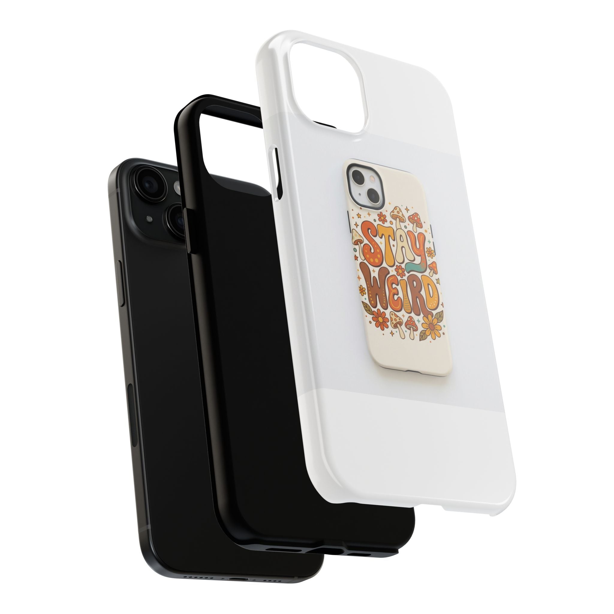 Stay Weird Phone Case | Retro Boho Aesthetic Case