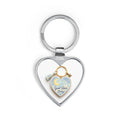 Good Vibes Only Heart Keychain | Moon Stars | Positive Gift | Cute Charm