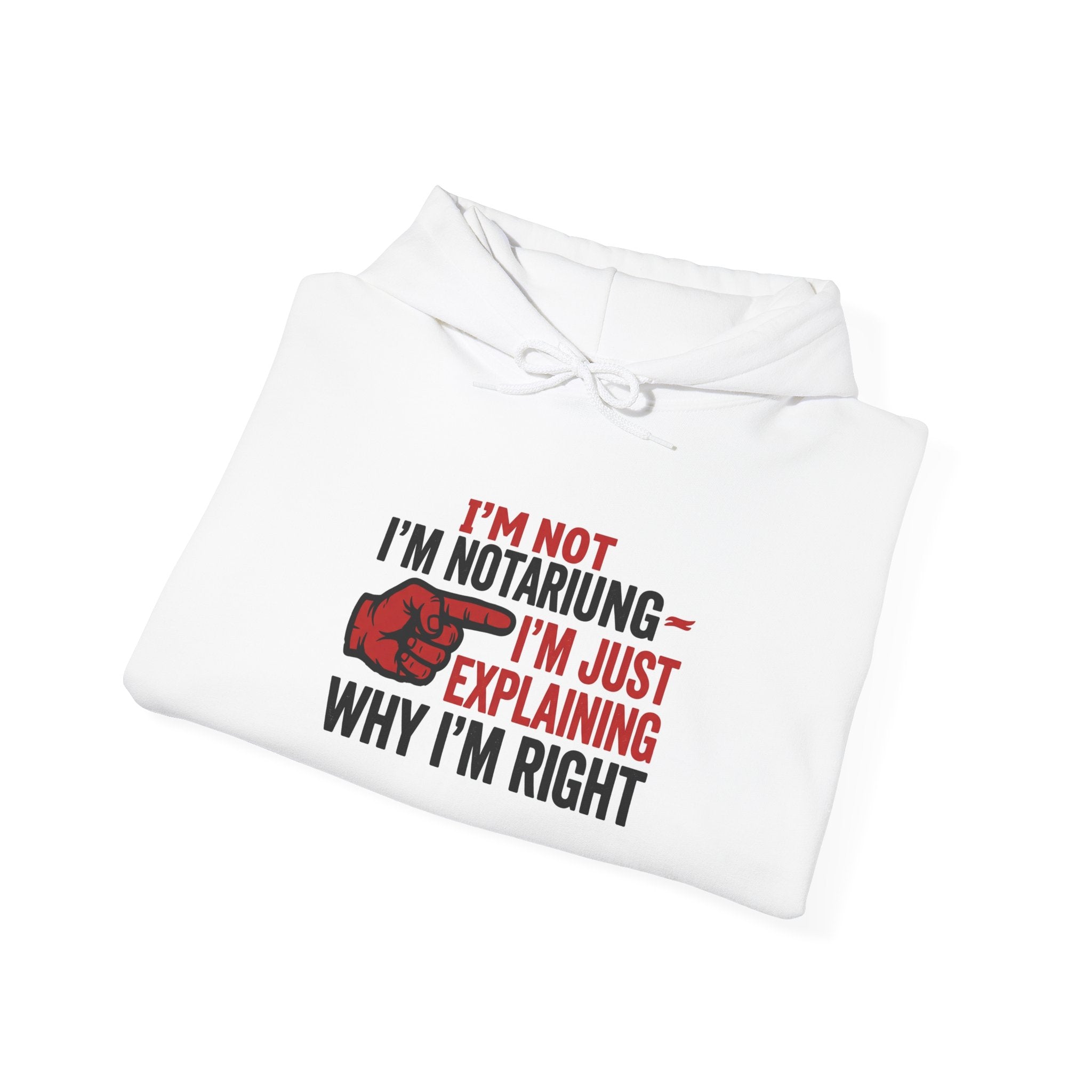 I'm Not Arguing I'm Explaining Why I'm Right Hoodie | Funny Gift