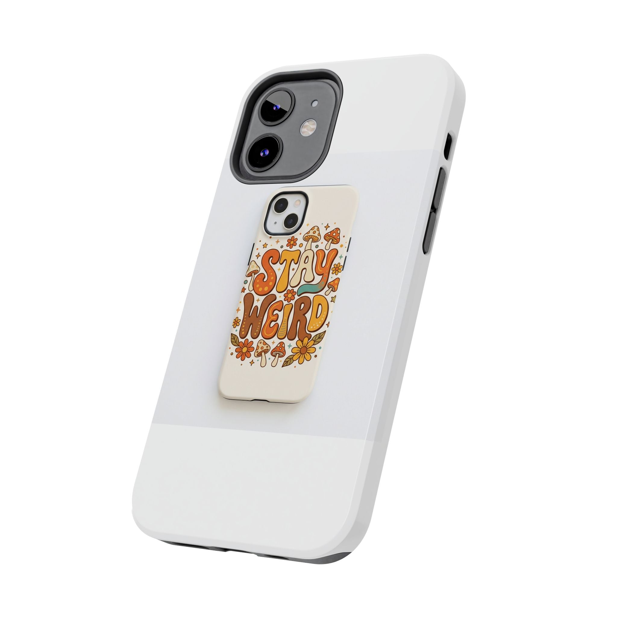 Stay Weird Phone Case | Retro Boho Aesthetic Case