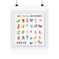 Alphabet Animals Kids Educational Poster | ABC Wall Art