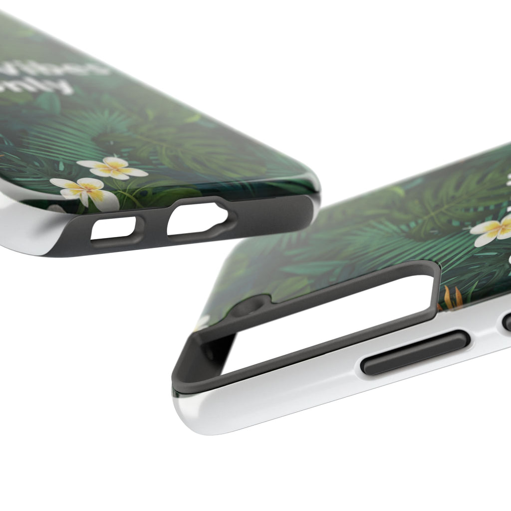 Tropical Leaves Phone Case | Good Vibes Only