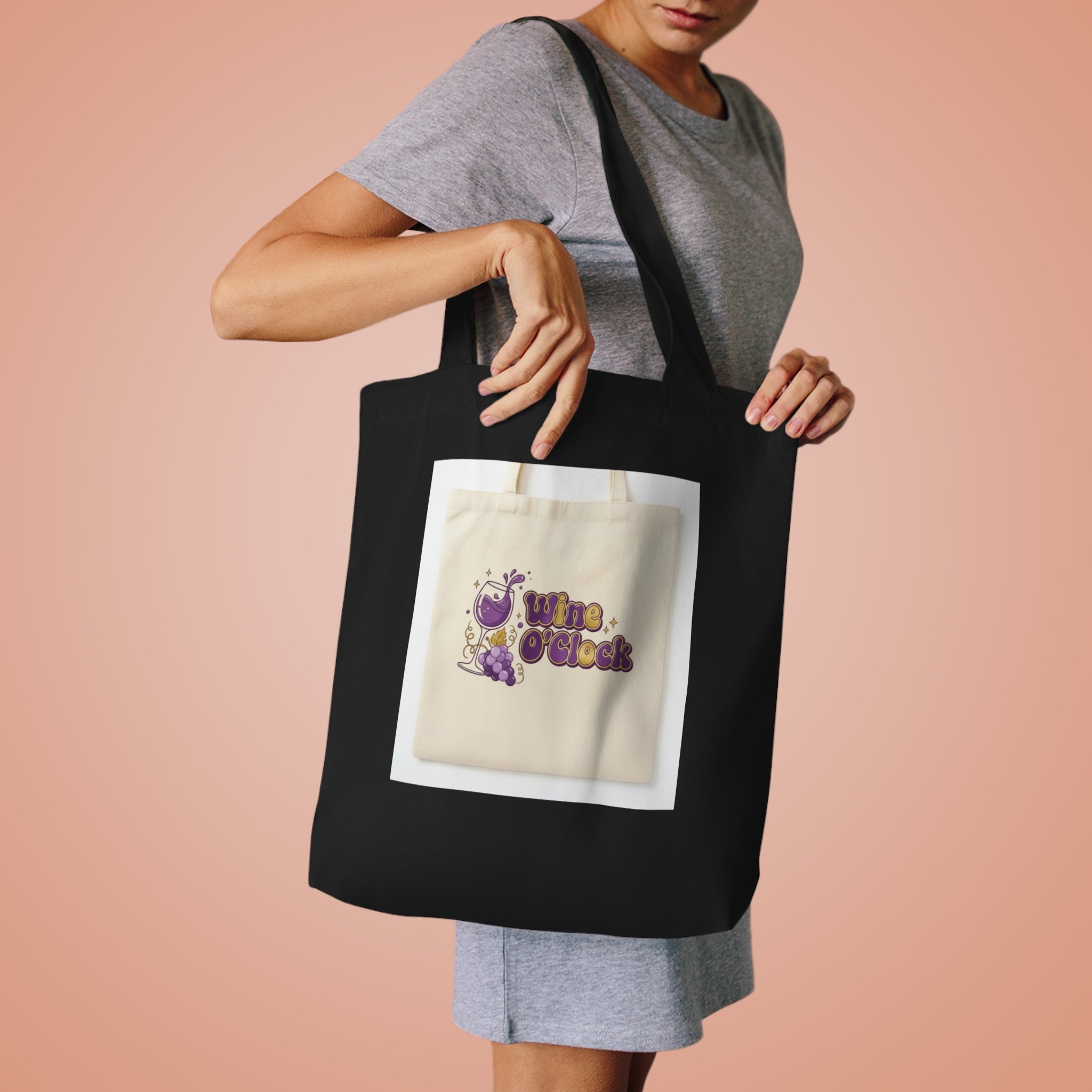 Wine O'Clock Tote Bag