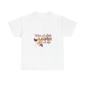 Wine A Little Laugh A Lot T-Shirt — Funny Wine Lover Gift
