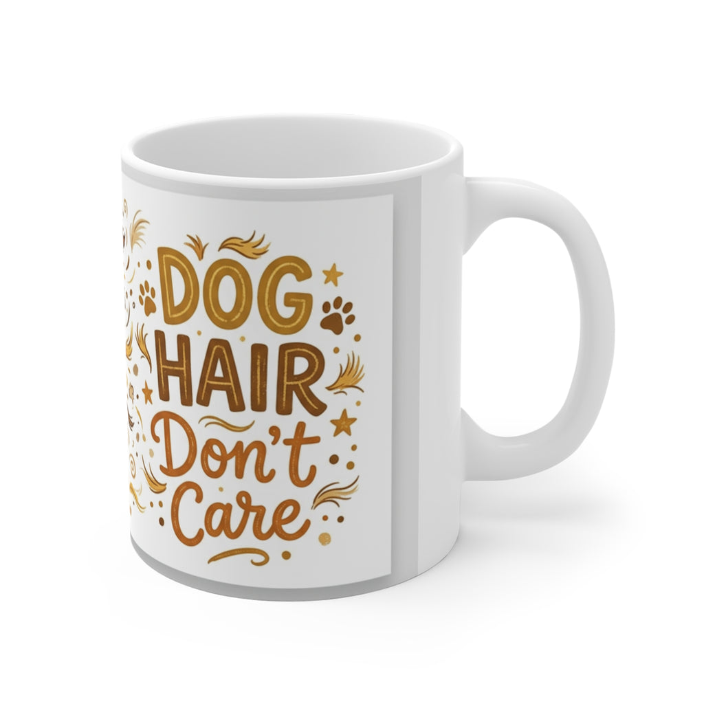 Dog Hair Don't Care Coffee Mug | Funny Dog Lover Gift 11oz