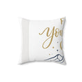 Find Your Calm Throw Pillow | Minimalist Mountain Moon Home Décor
