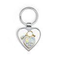Good Vibes Only Heart Keychain | Moon Stars Celestial Gift | Bag Charm