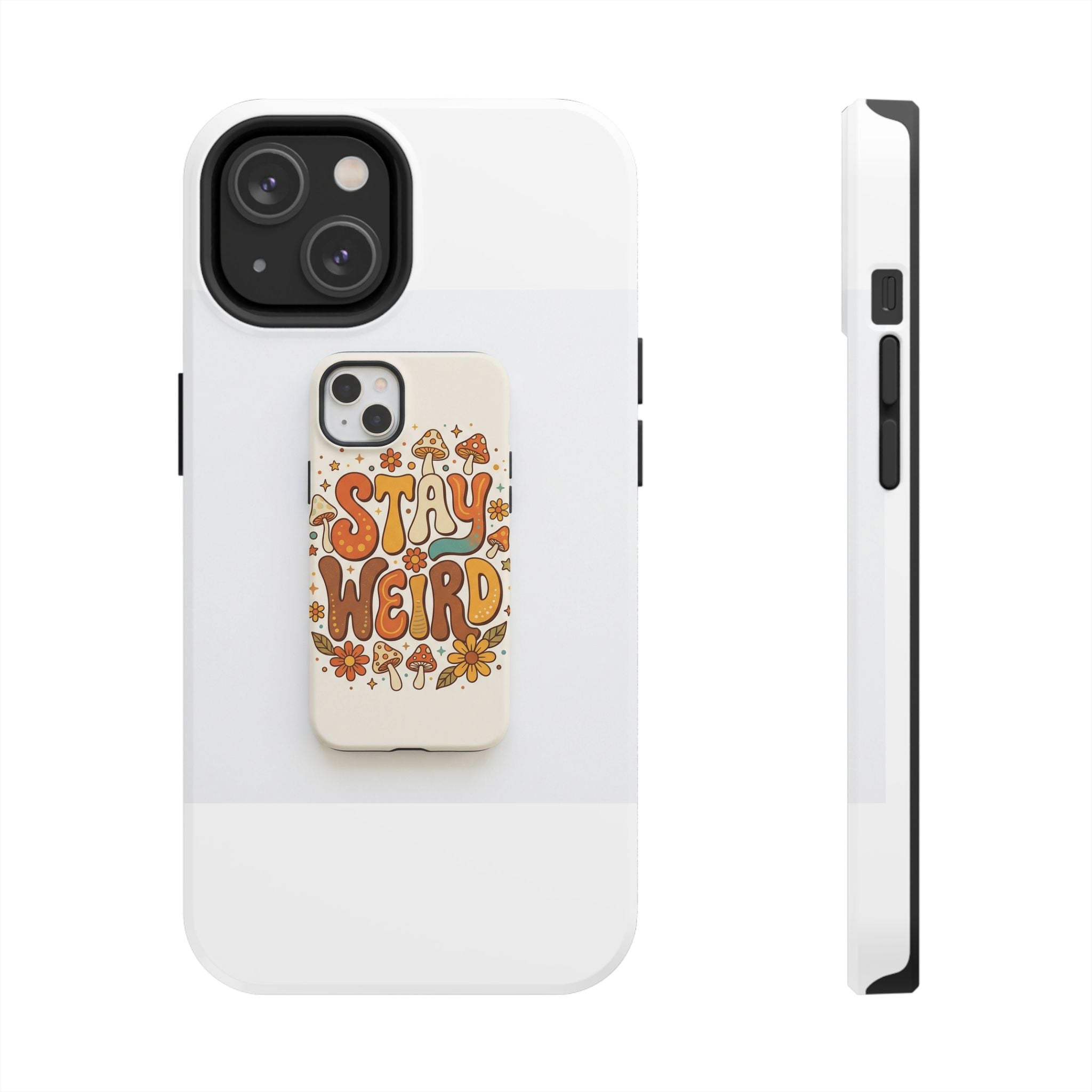 Stay Weird Phone Case | Retro Boho Aesthetic Case