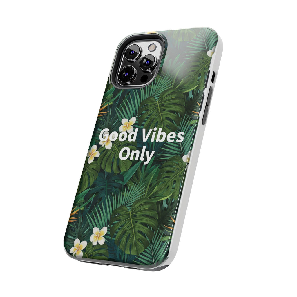 Tropical Leaves Phone Case | Good Vibes Only