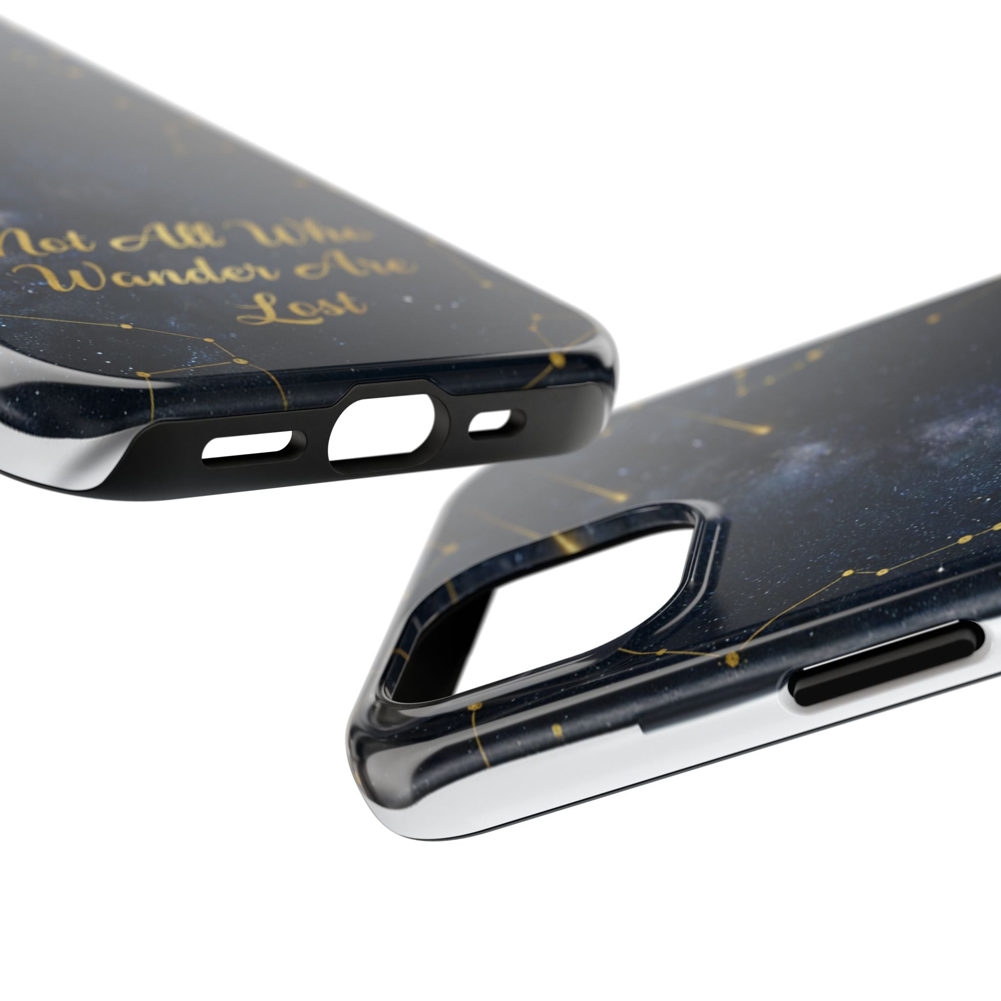 Starry Night Galaxy Phone Case | Not All Who Wander Are Lost