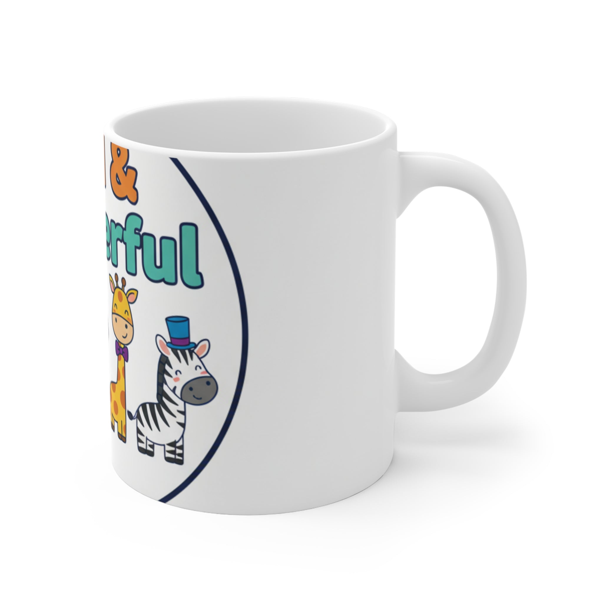 Wild & Wonderful Animal Mug - Cute Zoo Animals Coffee Mug