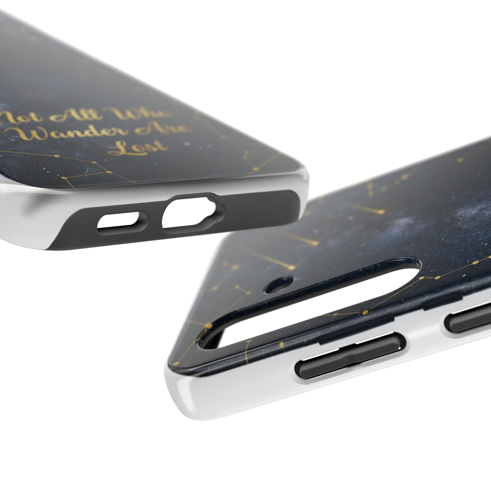Starry Night Galaxy Phone Case | Not All Who Wander Are Lost
