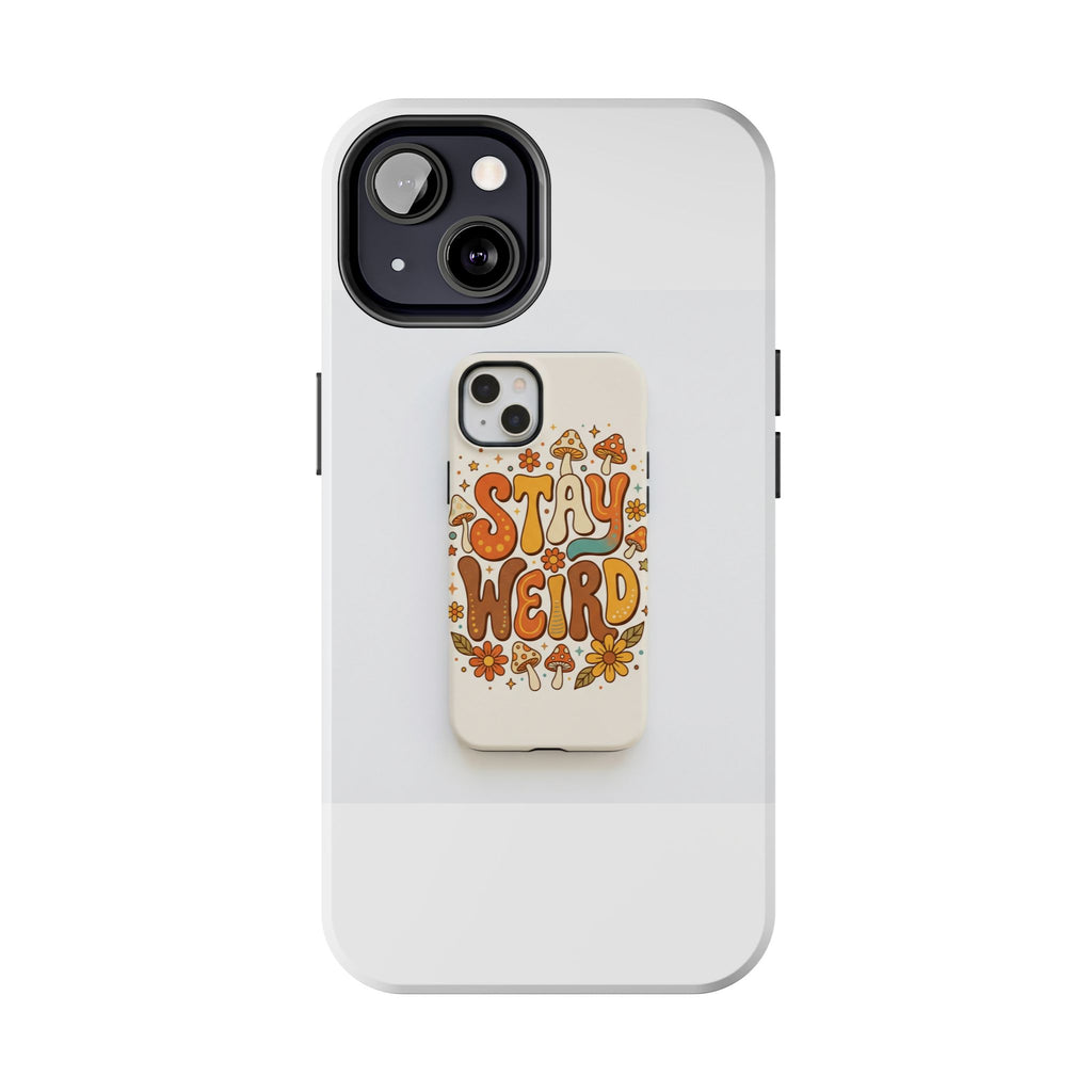 Stay Weird Phone Case | Retro Boho Aesthetic Case