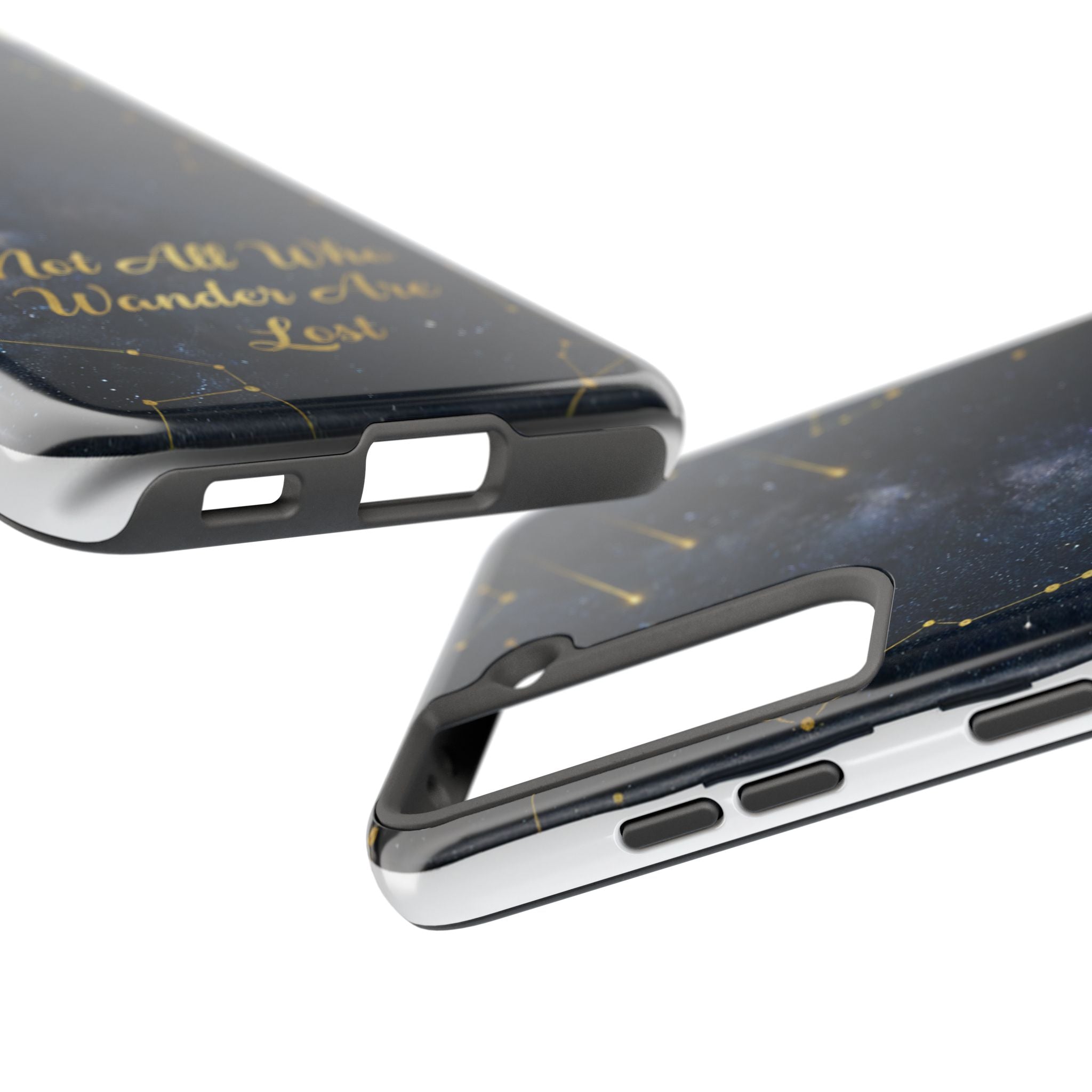 Starry Night Galaxy Phone Case | Not All Who Wander Are Lost