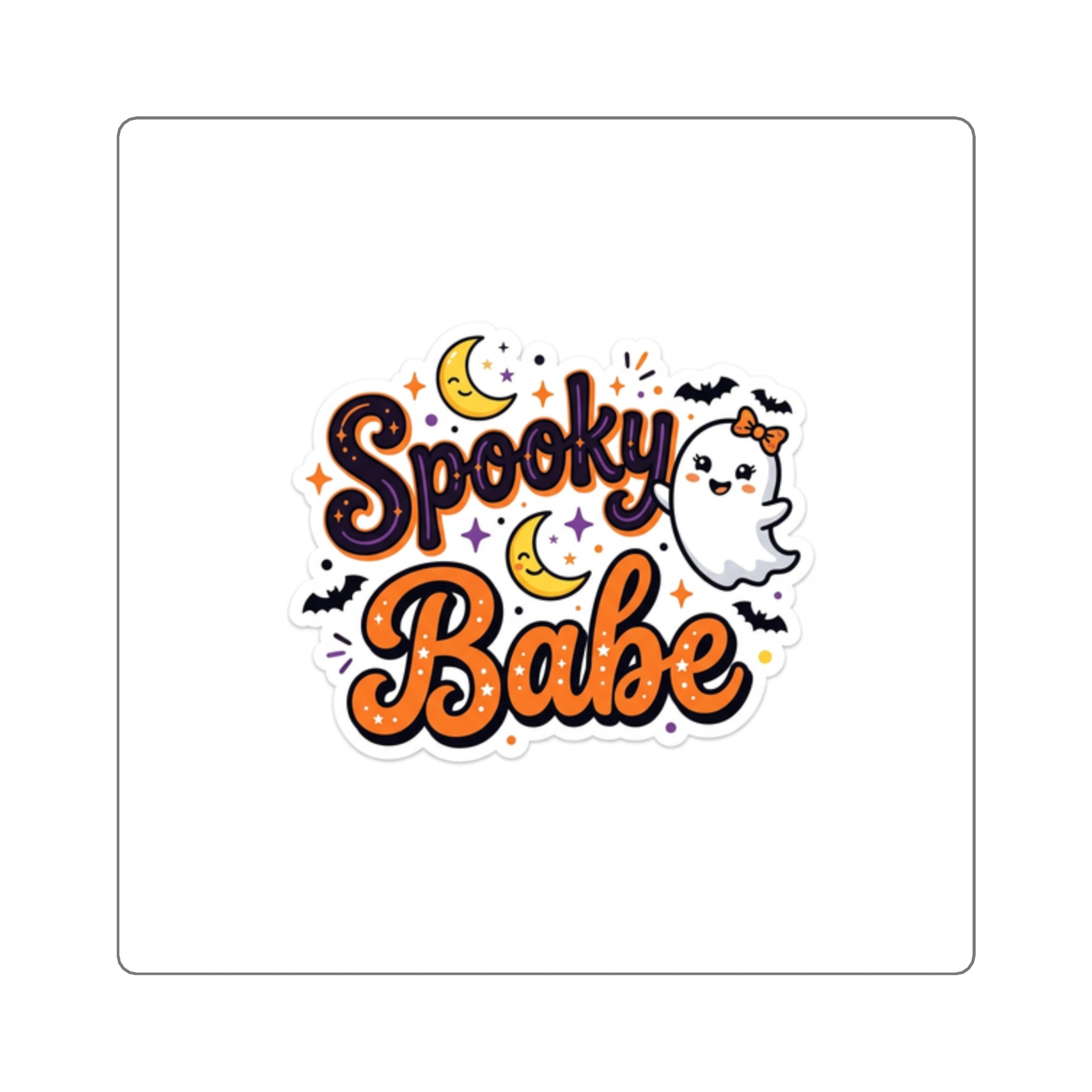 Spooky Babe | Vinyl Sticker | Halloween Decal Gift