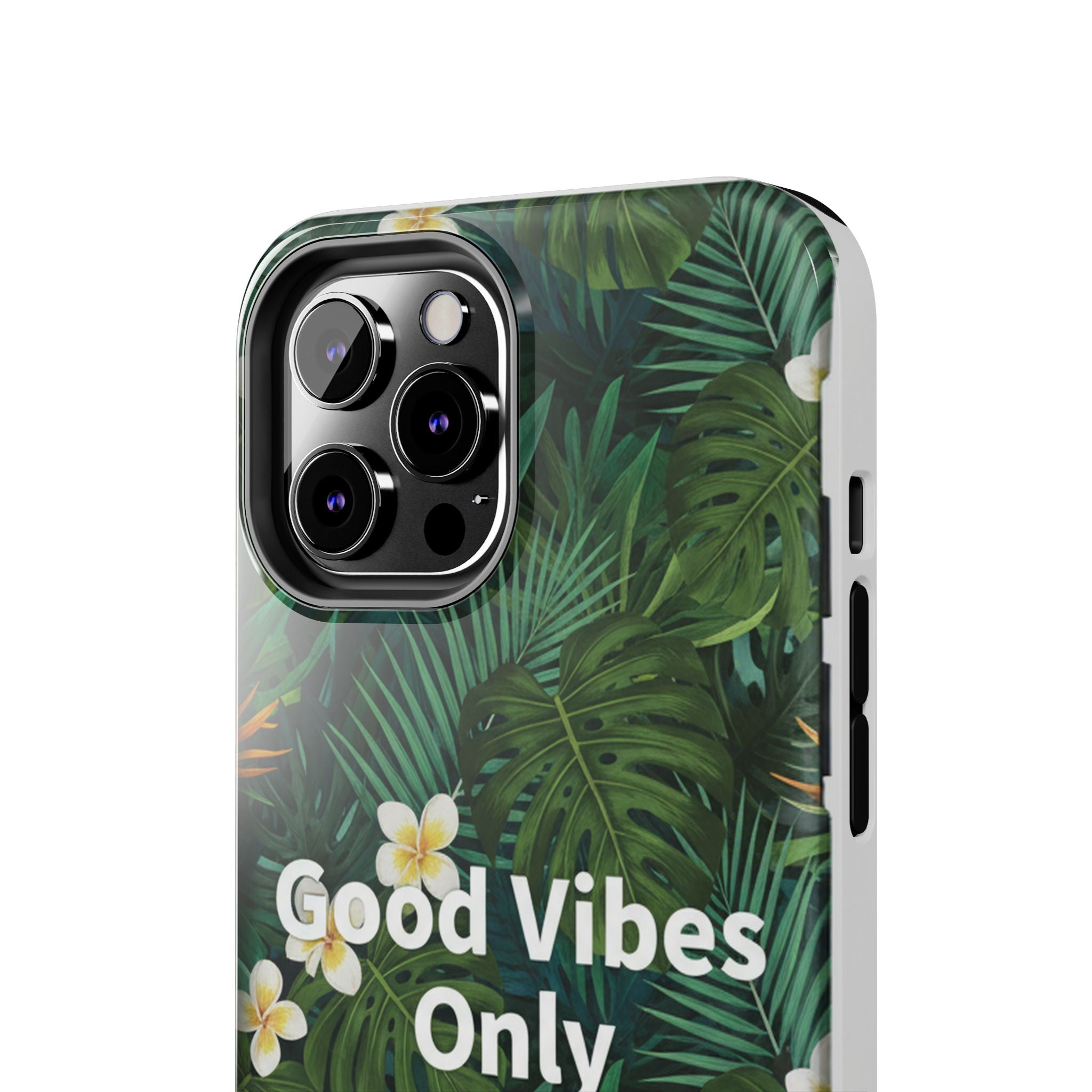 Tropical Leaves Phone Case | Good Vibes Only