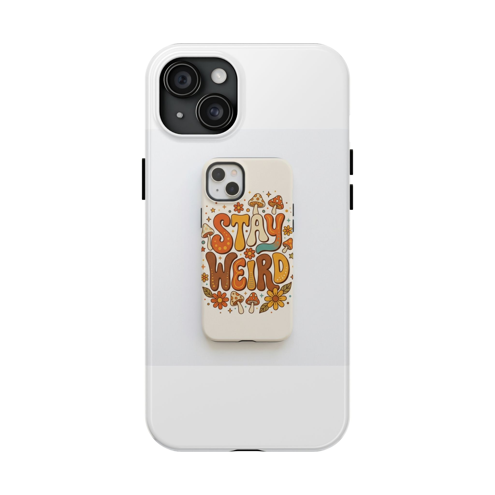 Stay Weird Phone Case | Retro Boho Aesthetic Case