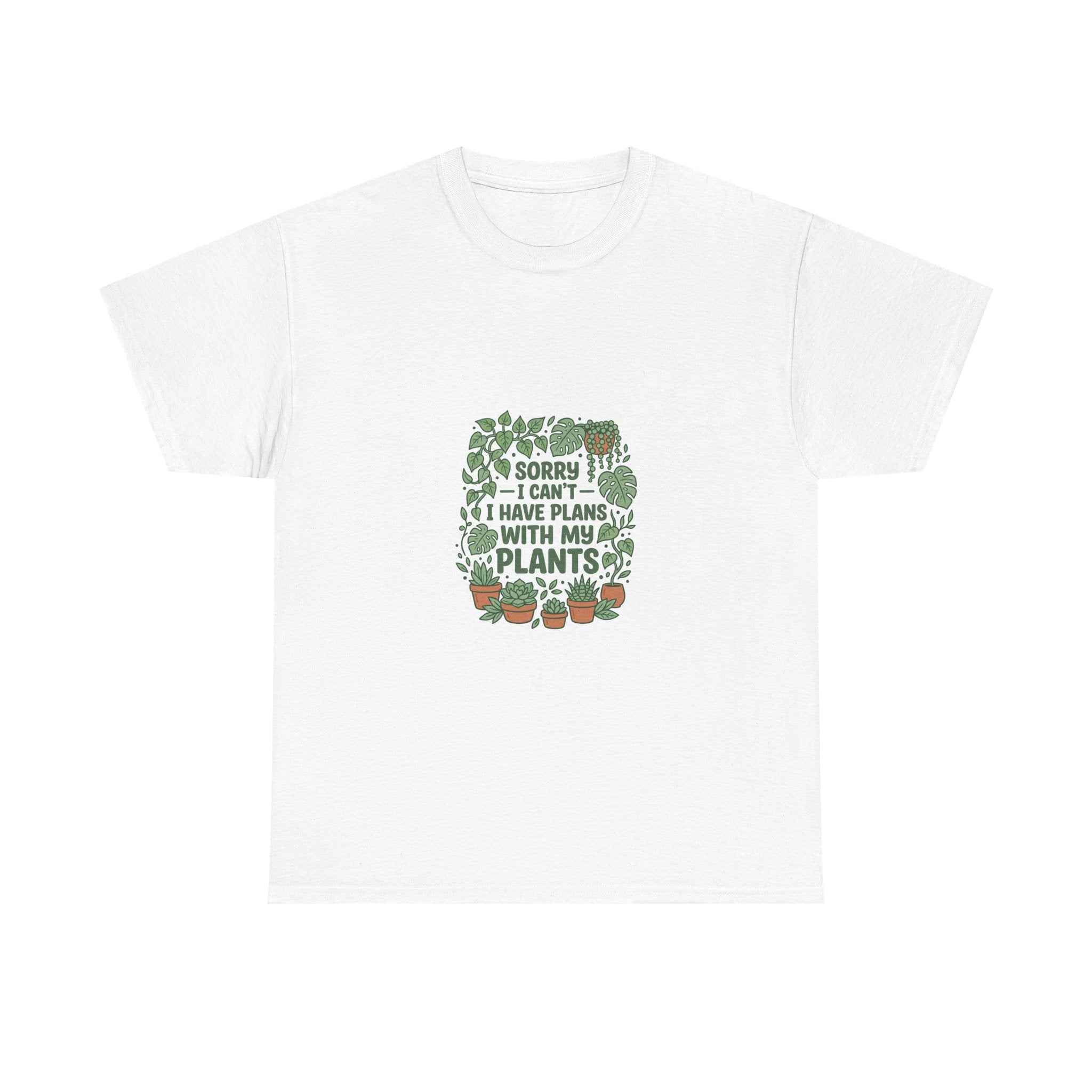 Sorry I Have Plans With My Plants T-Shirt | Funny Plant Parent Tee
