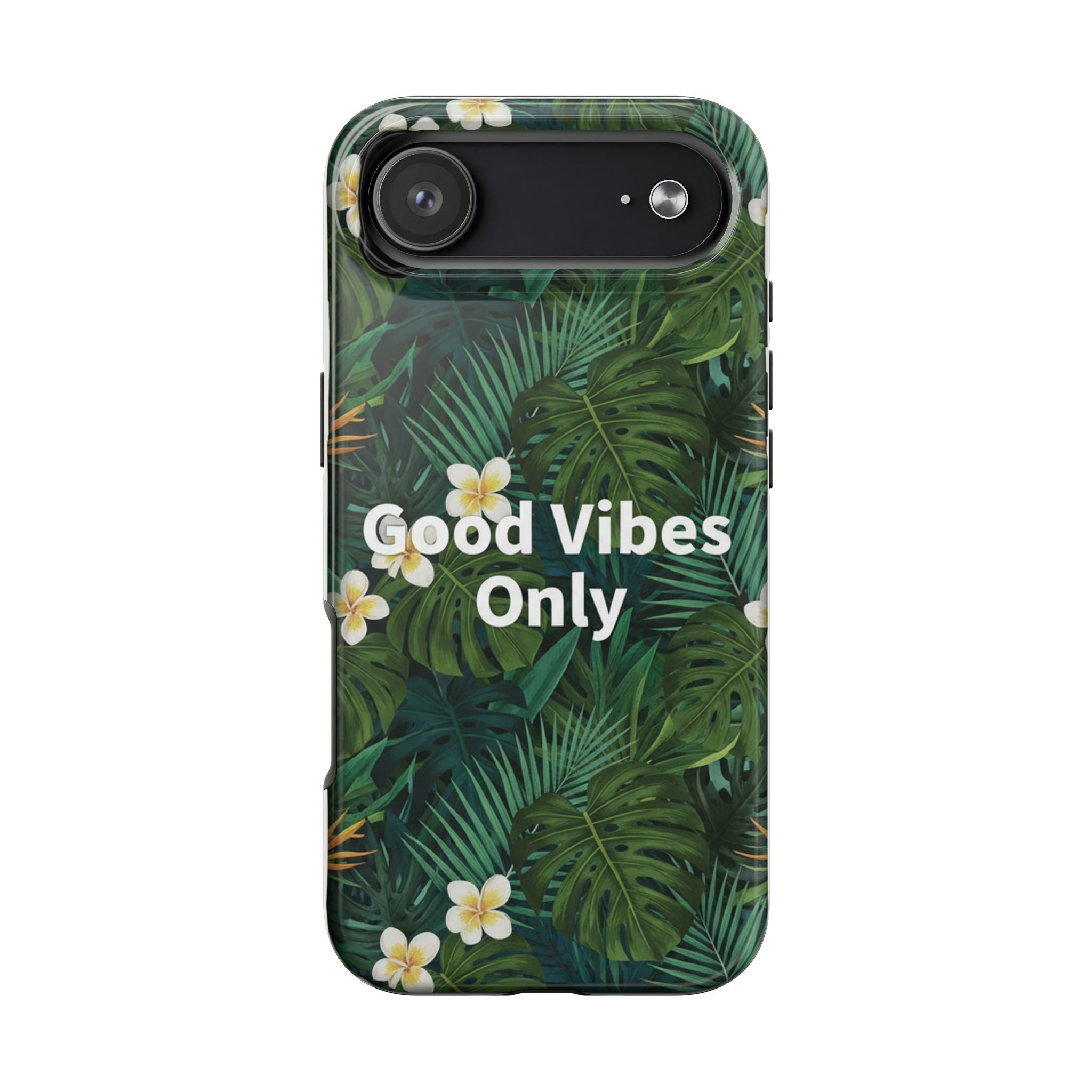Tropical Leaves Phone Case | Good Vibes Only