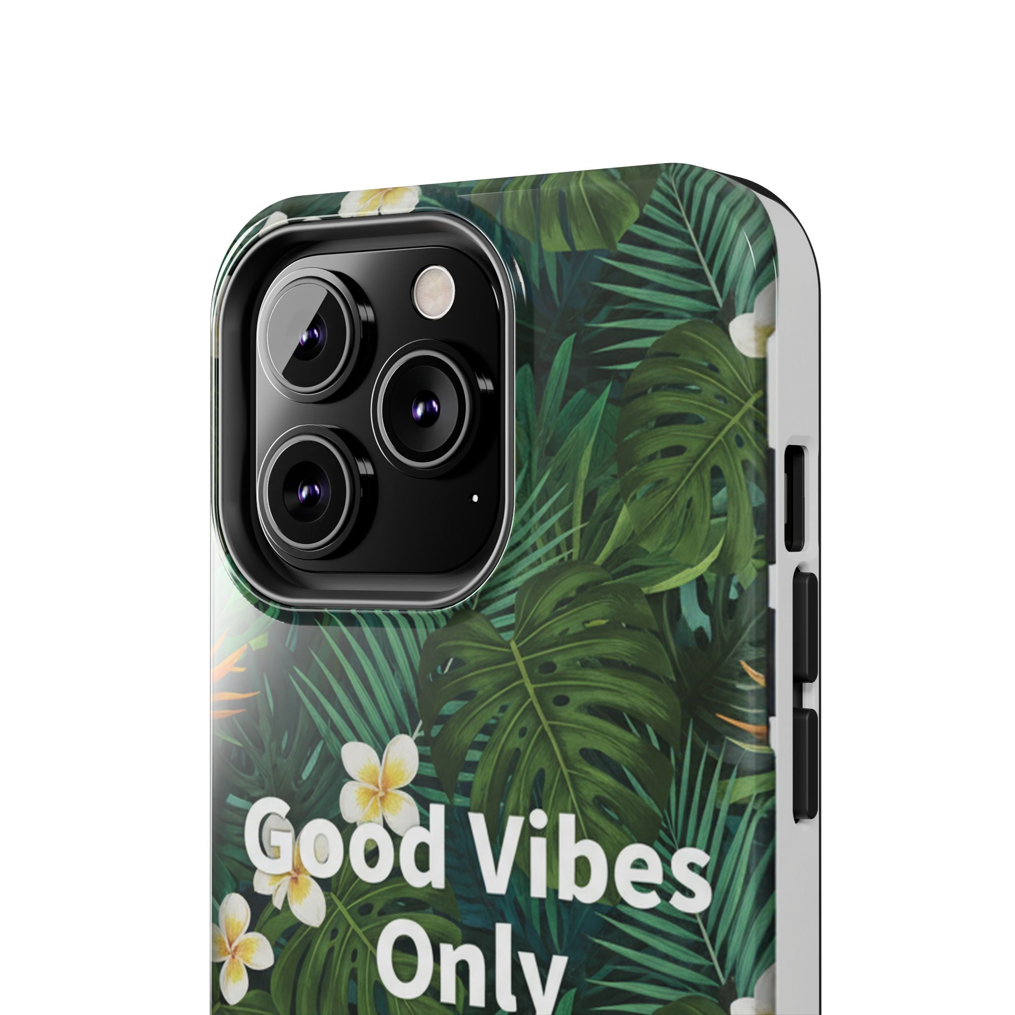 Tropical Leaves Phone Case | Good Vibes Only
