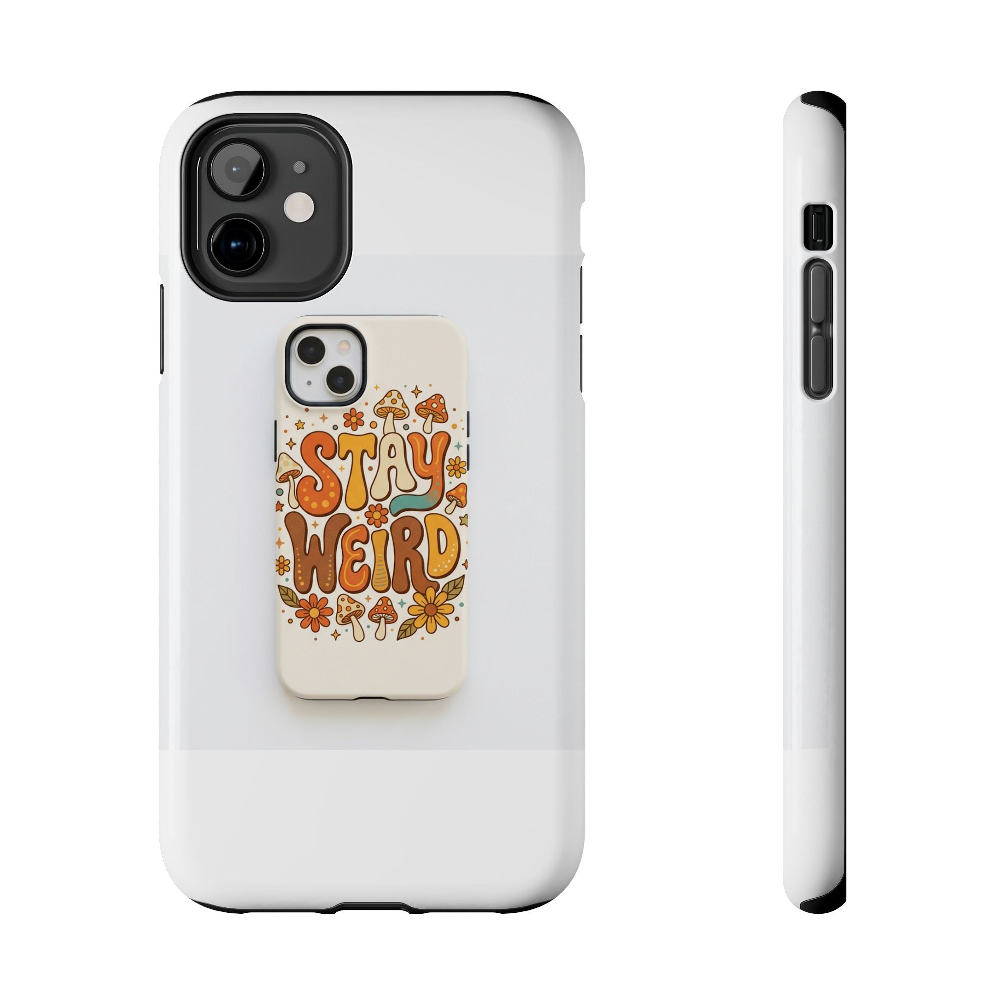 Stay Weird Phone Case | Retro Boho Aesthetic Case