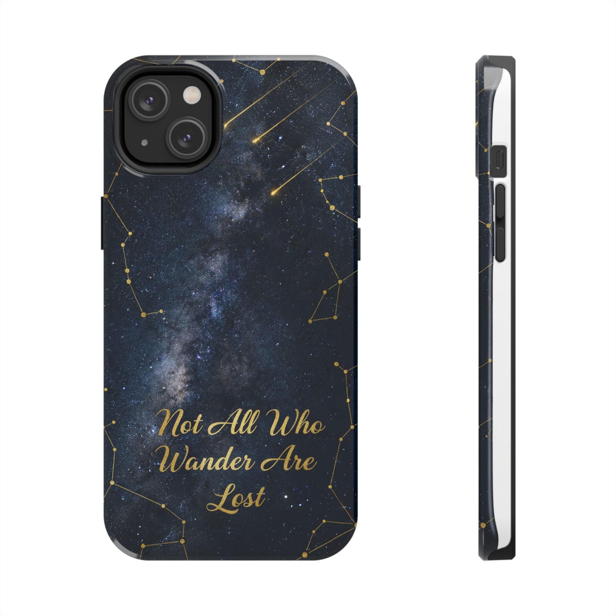 Starry Night Galaxy Phone Case | Not All Who Wander Are Lost