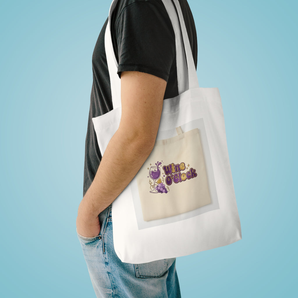 Wine O'Clock Tote Bag