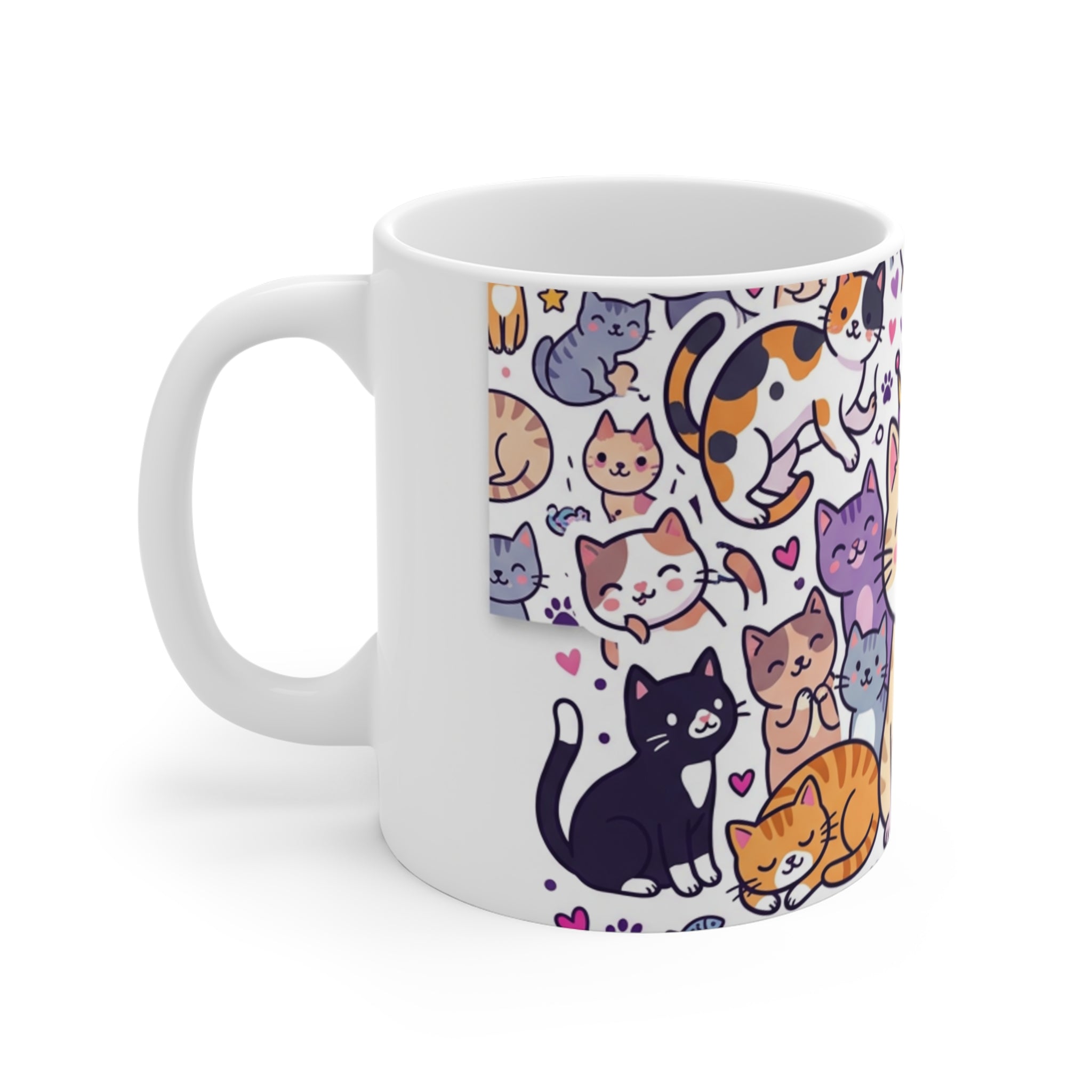 Crazy Cat Lady Coffee Mug | Funny Cat Mom Gift 11oz
